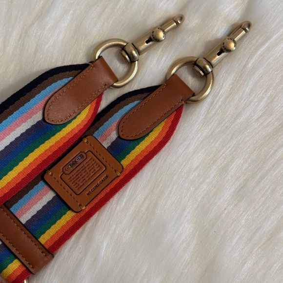Coach Rainbow Webbing Strap - Picture 7 of 8